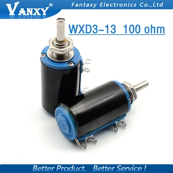 2 KS WXD3-13-2W 100 ohm WXD3-13 2W Rotačné strane Rotačné Multiturn Drôtové Potenciometer