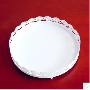 2 ks Železa Čipky, jemné tortu pan cake dezert disk jedlo, jedlo, šalátový tanier sklenený podnos košíček na svadbu, výzdoba