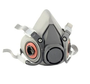2 V 1 Priemyslu Funkcia Privádzaného Vzduchu Fed Respirátor Systém S 6200 Polovicu Tváre Laboratórne Chemcial Plynová Maska
