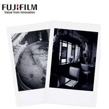 20 Listov Fujifilm Fuji Instax Mini Black a white Monochromatický Film pre Instantné Fotoaparát Mini 8 9 70 7s 25 50 90 SP1 foto papiera