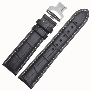 20 mm 22 mm pravá koža Watchband pre Samsung Výstroj S2 S3 Smart Hodinky Remienok Náramok