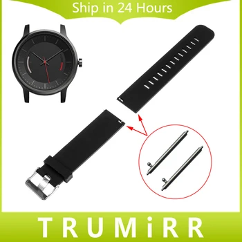 20 mm Silikónové Gumy Watchband s rýchloupínacou Kolíky pre Garmin Vivomove Smart Hodinky Kapela Zápästie Živice Športový Náramok
