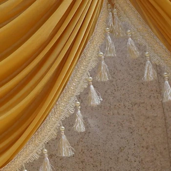 20 stôp svadobné pozadie koristi s strapec pre podujatia, party dekorácie luxusné tabuľka sukne koristi dizajn pre svadbu