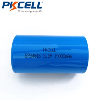 20 x 34615 ER34615 Lítium kontakty batérie 3.6 V, 19000mah D Veľkosť LiSOCl2 nenabíjateľné Batérie PKCELL