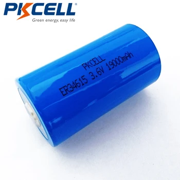 20 x 34615 ER34615 Lítium kontakty batérie 3.6 V, 19000mah D Veľkosť LiSOCl2 nenabíjateľné Batérie PKCELL
