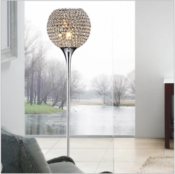 2016 hot predaj luxusné moderné stručný módne K9 crystal led E27 poschodí lampy, obývacia izba izba dekor svetlo