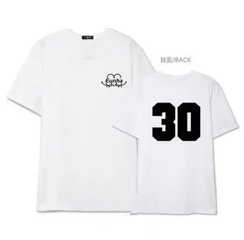 2016 lete kpop priateľka gfriend L. O. L meno člena tlač krátke sleeve t shirt sinb enhua t-shirt milovníkov tees