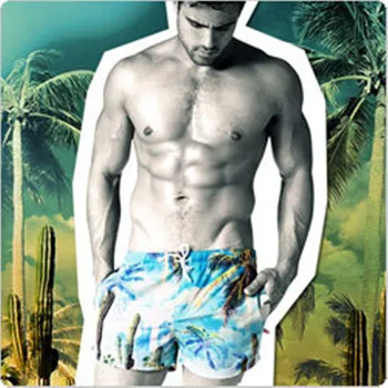 2016 letné Beach Šortky, plavky split nohavice sušenie spoločné Bermudy masculina do Marca surf šortky mužov Beach Šortky