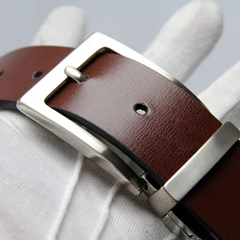 2016 Najnovšie dizajnér pásy mužov vysokej kvality krava pravej kože vintage pin pracky ceinture pánske luxusné pásy