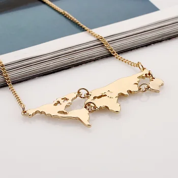 2016 New Rose Gold Mape Sveta Náhrdelník pre Ženy Móda Denne Boutique Šperky