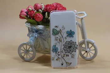 2016 Nové Módne 20 vzory maľovanie krásne kvety sofu tpu kryt telefónu puzdro pre Apple iPhone 6 4.7 palcový Pokrytie Pokožky Tašky