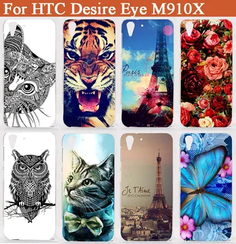 2016 NOVÝ Príchod Maľovanie Plastový Kryt puzdro PRE HTC Desire Oko M910X,PRE HTC Desire Oko Telefón Ochranné Zadné puzdro