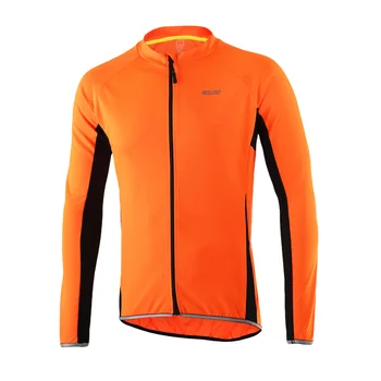 2016 Pro pánske Dlhé Rukávy Priedušný Cyklistický Dres MTB Oblečenie Cyklistický Dres s Reflexnými Popruh Maillot Roupa Ciclismo