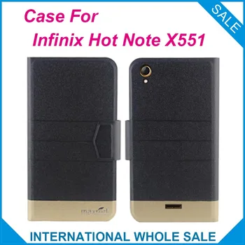 2016 Super! Infinix Hot Poznámka X551 Prípade, 5 Farby Pôvodné Priame Vysokej kvality Originálne Luxusné Ultra-tenké Kožené Ochranný Kryt