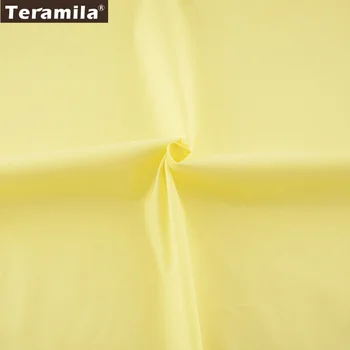 2016 Svetlo Žltou Farbou Tkanina Bavlna Twill Tuku Štvrťroku Domov Textilného Materiálu, Dekorácie Teramila Tkaniny Tkaniva Oblečenie