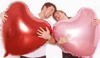 2017 ballon Nové Supersize 75 cm červené srdce tvar fólie balónoch svadobné party povedať, že láska dekorácie manželstva balónikov dodávky