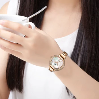 2017 CASIMA luxusné značky Náramkových hodiniek ženy Móda bežné dámy quartz náramkové hodinky dámske nepremokavé relojes mujer 2614