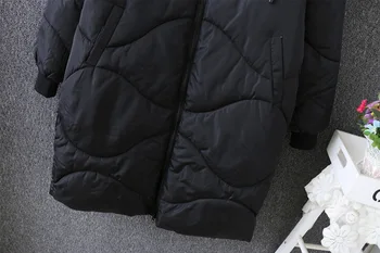 2017 dower mi Nové Zimné dámske Bundy kabát Jednoduché Ženy Parkas Teplé Zimné Žien Kabát kvalitné Biologické-Dole Parkas