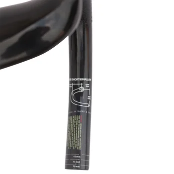 2017 FCFB č logo uhlíka riadidlá bicykle vnútorného cestné riadítka 31.8*400/420/440mm cyklistické časti bicykli časti 3 k lesklý, matný