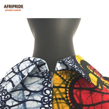 2017 Jeseň elegantné party šaty pre ženy AFRIPRIDE súkromné vlastné krátky rukáv dĺžka podlahy večer africký štýl šaty A722567