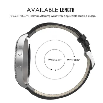 2017 kvalitnej pravej Kože Watchband Popruh Pre Samsung Výstroj S2 Kapela Nahradenie Hodinky, Náramok Pre Výstroj Smart hodinky band