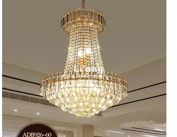 2017 Moderné Zlaté E14 LED Moderné Krištáľový Luster Lampa S 5 Svetlá, Lustre De Crystal,Listry De cristal Prívesok Luster