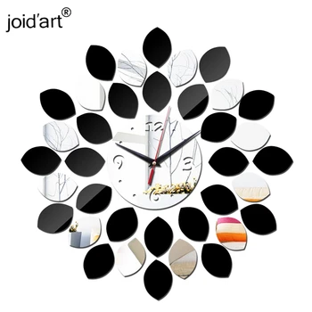2017 new horúce predaj akryl wall art hodiny bezpečný moderný dizajn, 3d crystal zrkadlo hodinky domáce dekorácie obývacia izba