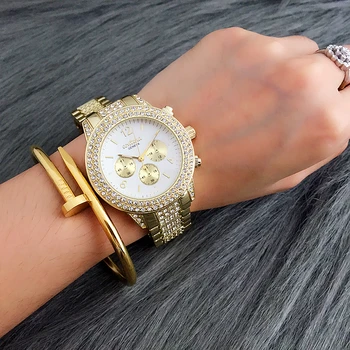 2017 New Horúce predávať Contena Značky Ženy Hodinky Legovanej Ocele Módne Luxusné Diamantové Hodinky Jedinečný Dizajnér náramkové hodinky Quartz