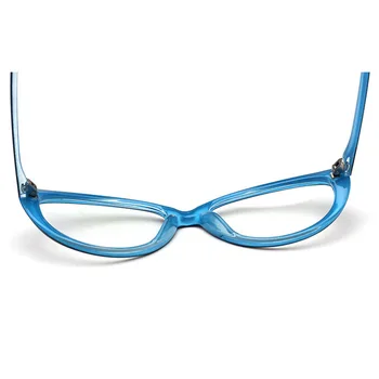 2017 Novej Optickej Obyčajný Zrkadlo Full frame Okuliare Rámy Ženy Móda mačacie oko Okuliare Rám pre Krátkozrakosť oculos de grau