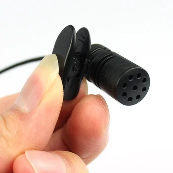 2017 Nové 3,5 mm Mini Slúchadlá s Mikrofónom Kravatu Klope Lavalier Mikrofón Na Klip Prednášky Výučby Konferencie Studio Príručka Mic