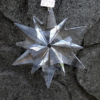 2017 Nové Domáce Dekorácie Crystal Star Ornament Nový Rok Darček Svadobný Obchod So Interiéru Vozidla Prívesok Vianočné Dekorácie