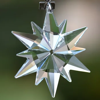 2017 Nové Domáce Dekorácie Crystal Star Ornament Nový Rok Darček Svadobný Obchod So Interiéru Vozidla Prívesok Vianočné Dekorácie