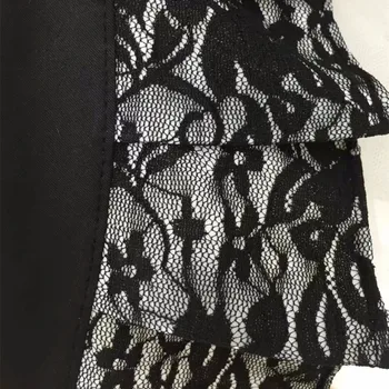 2017 nové horúcej Čiernej čipky bavlna bowknot kozmetika, Nechty salóny zástera organizátor Tablier Pinafore cosplay reštaurácia svadobný dar