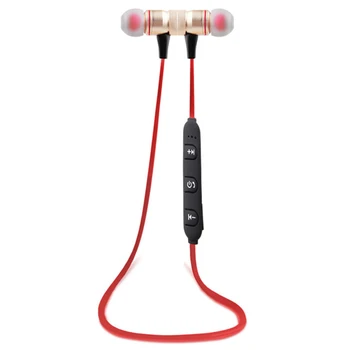 2017 Nové In-Ear Bluetooth Slúchadlo Šport Sweatproof Stereo Handsfree Bezdrôtový Bezdrôtové Slúchadlo S Mikrofónom