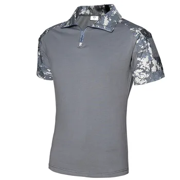 2017 Nové Letné Oblečenie Značky Mens Taktické T Shirt Armády Vojenské Kamufláž T-Shirts Bavlna Top Tee Košele