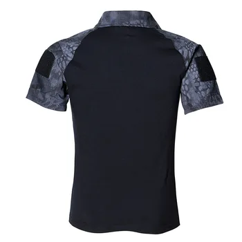 2017 Nové Letné Oblečenie Značky Mens Taktické T Shirt Armády Vojenské Kamufláž T-Shirts Bavlna Top Tee Košele