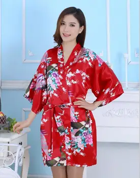 2017 Nové Mini Kimon Sexy Župan Svadobné Bridesmaid Noc Pestuje Rúcha Vintage Sexy spodnú Bielizeň Sleepwear S M L XL XXL 3XL S001