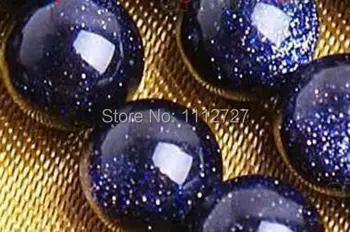 2017 nové módne očarujúce 10 mm Galaxy Staras Modrá Piesok, Slnko Sitara Voľné Korálky Šperkov z Prírodného Kameňa 15