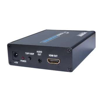 2017 Nové scart HDMI Scaler Box CVBS YC RGB-HDMI Audio Video Upscale Previesť AV Signál Adaptér 720P/1080P Pre TV DVD