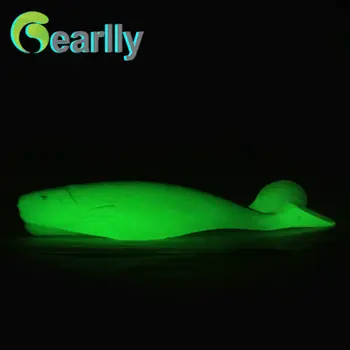 2017 nové svetelné rybárske plávať shad lákať žiariace v noci, 4 ks/veľa