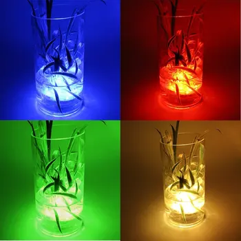 2017 Nový Produkt 1Pc LED Ponorné Sviečka Kvetinový Čaj Svetlo Blikajúce Sviečky Nepremokavé Svadobné Party Dekorácie Hookah Shisha