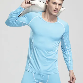 2017 nový štýl SUPERBODY značky pánske zimné Long Johns Tepelnej spodná Bielizeň Sady Sleepwear muž udržať varujú, oblečenie pre voľný čas