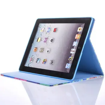 2017 Trollov Maku puzdro Pre Apple iPad 2 3 4 TPU PU Kožené PC Pobočky Elfovia Potent Stojan Floder Flip Tablet Prípade Kryt Magic