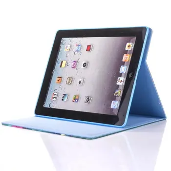 2017 Trollov Maku puzdro Pre Apple iPad 5 Vzduchu 1 TPU PU Kožené PC Pobočky Elfovia Potent Stojan Floder Flip Tablet Prípade Kryt Magic