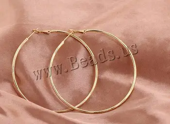 2017 Veľké Obvodové Náušnice, Módne Ženy Obruče Earings Luxusné Strany GoldPlated Lady Veľké Obvodové Náušnice Šperky pre Ženy