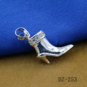 2017 vintage šperky nádherné 925 topánky zirkón striebra, pozlátený prívesok s moderným krásy pre ženské kúzlo prívesok