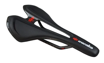 2017 wacako Uhlíka Sedlo Ultralight 129g Full Carbon Fiber+pravá Koža Požičovňa Sedlo MTB Cestnej Cyklistiky na Bicykli Sedlo Sedadlá