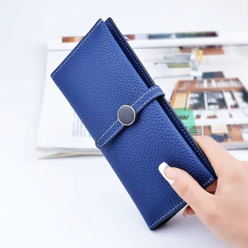2017 Značky ženy peňaženky zips dlhé dizajnér spojka peňaženky malé karty package módne jednoduché mince kabelku hasp candy farbou