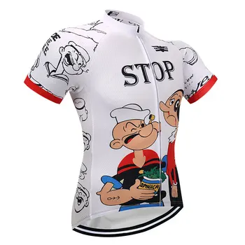 2018 Cartoon Mužov Cyklistika Dres Lete MTB Cyklistické Oblečenie na Bicykli nosiť Oblečenie, Krátke Maillot Roupa Ropa De Ciclismo Hombre Verano
