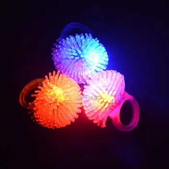 2018 Deti, Dospelých LED Blikajúce Svetlo Krúžok Blikať Jelly Prst Prstene, Šperky Darček Svietiť Strany Vianočné Firmware Nový Rok
